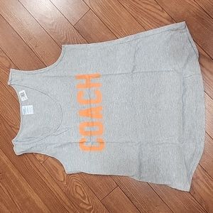 Women's tank with Coach writing
